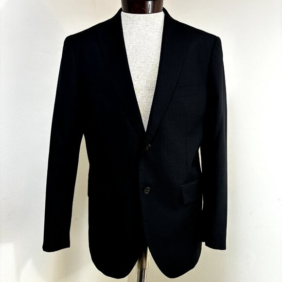 Stile Benetton Sport‎ Coat Blazer 50 EU/40-41 US Wool Blend Slim Fit Suit Jacket - Picture 2 of 14